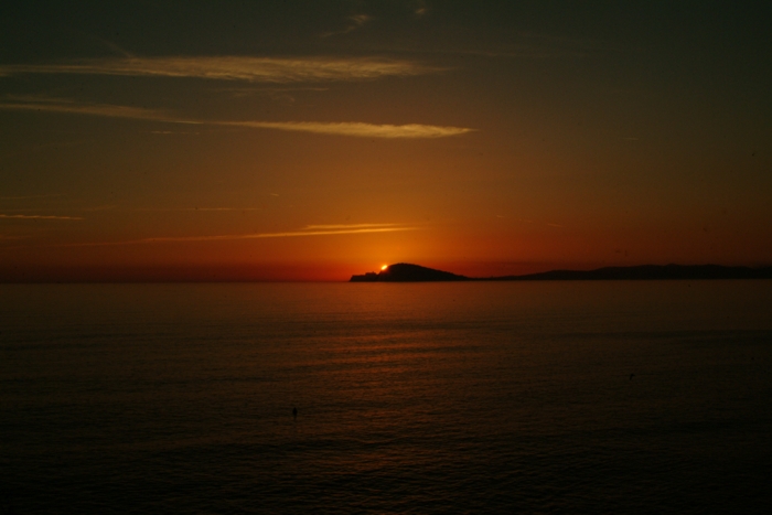 Tramonti sulla costa di Enea